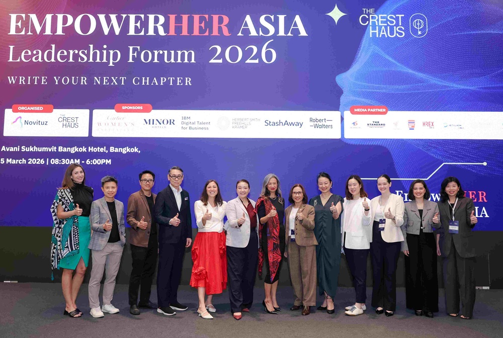 “The CrestHaus” รวมสุดยอดผู้นำหญิงแห่งเอเชียในงาน “EmpowerHER Asia Leadership Forum 2026 Write Your Next Chapter” ร่วมผลักดัน เสริมสร้างทักษะและศักยภาพพลังหญิง สู่บทบาทการเป็นผู้นำครบทุกด้าน