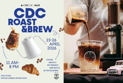 Crystal Design Center (CDC) ชวนเปิดประสบการณ์คอกาแฟตัวจริง จัดเทศกาล “CDC Roast & Brew 2026” รวมที่สุดของ Specialty Coffee ย่านเอกมัย-รามอินทรา