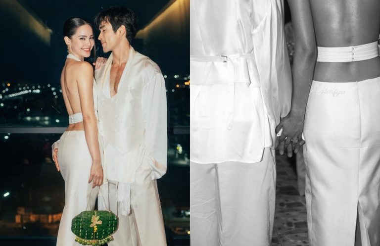 ละมุนทุกดีเทล! ณเดชน์ คูกิมิยะ เลือกลุคซิลก์พลิ้วจาก VVON SUGUNNASIL ฉลอง After Party งานวิวาห์สุดอบอุ่น