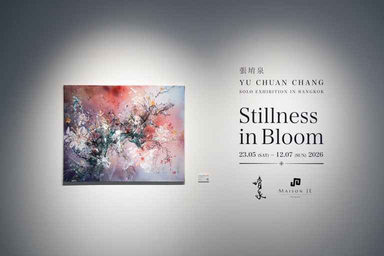 “Stillness in Bloom” นิทรรศการเดี่ยวครั้งแรกในประเทศไทยของ Yu Chuan Chang จากพวงมาลัยสู่จิตรกรรมดอกไม้ที่เปลี่ยนความงามชั่วครู่ให้กลายเป็นนิรันดร์